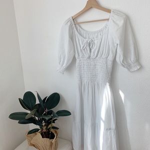 ******SOLD********White vintage cotton dress!